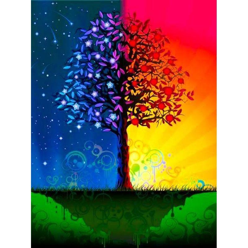 5D Colour Diamond Painting Full Drill Crystal Rhinestone Embroidery Crafts  Rainbow Gifts DIY Cultivate Patience 40x5