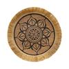Nordic Style Woven Cotton Linen Coasters Placemats - Decorative Jute Heat Insulation Pads for Dining Tables