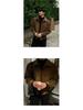 Men's Retro Lapel Jacket - Brown, Wrinkle-Resistant, Autumn/Winter Korean Commute Fashion