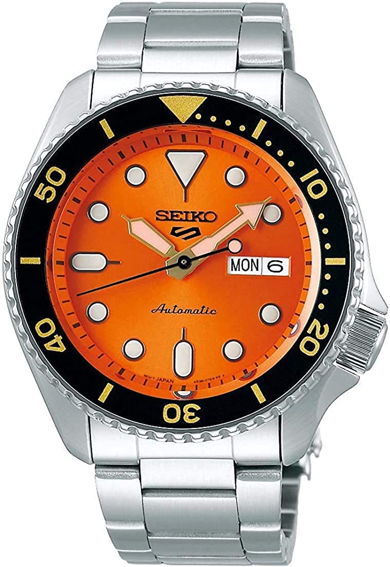 

Seiko 5 Sports SKX Sports Style Automatic Mechanical Limited Seiko Five Orange Watch, Edition, Men s, Sports, SRPD59 помаранчевий