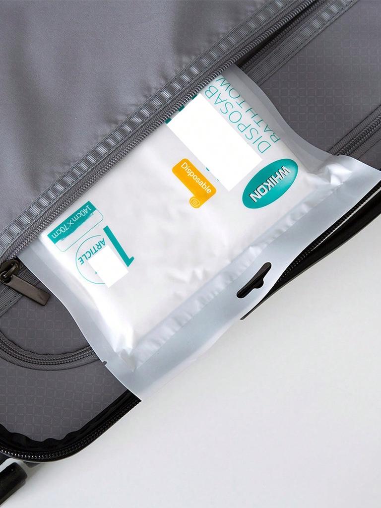 Business Trip Disposable Bath Towel Solid Color Travel Absorbent Towel Portable Business Trip Hotel Hotel Disposable Bath Towel