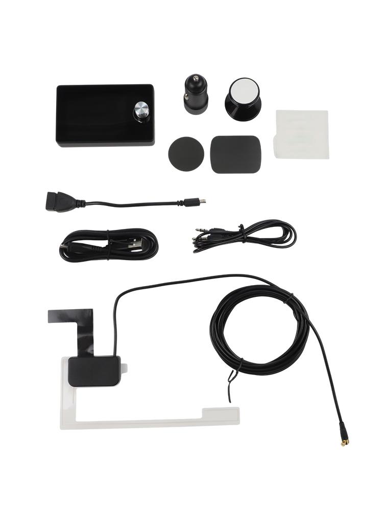 For Cars For Trucks FM Transmitter Car Audio Receiver Audio System Upgrade Effective Distance High Sensitivity Support TF Card