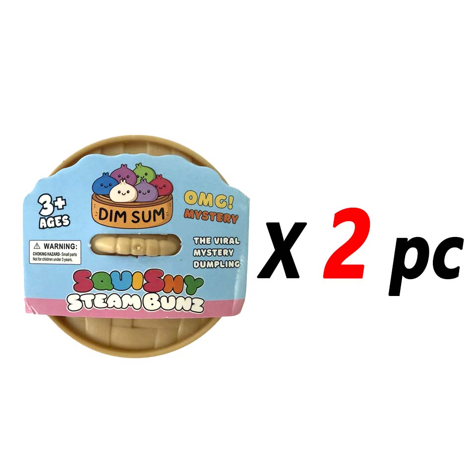 Dumpling Pressure Dumpling Squishies Cute Colorful Bun Toy Slow Rising Stress Relief Fidget Toy For Kids Adults Anti-Anxiety Gif