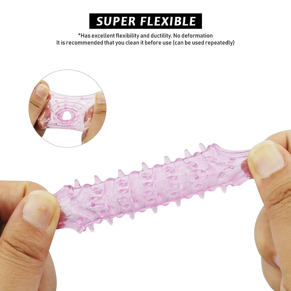 Adult Sex Products Penis Erection Enlargement Cock Elastic Ring Penis G-spot Ring Sex Toys for Men