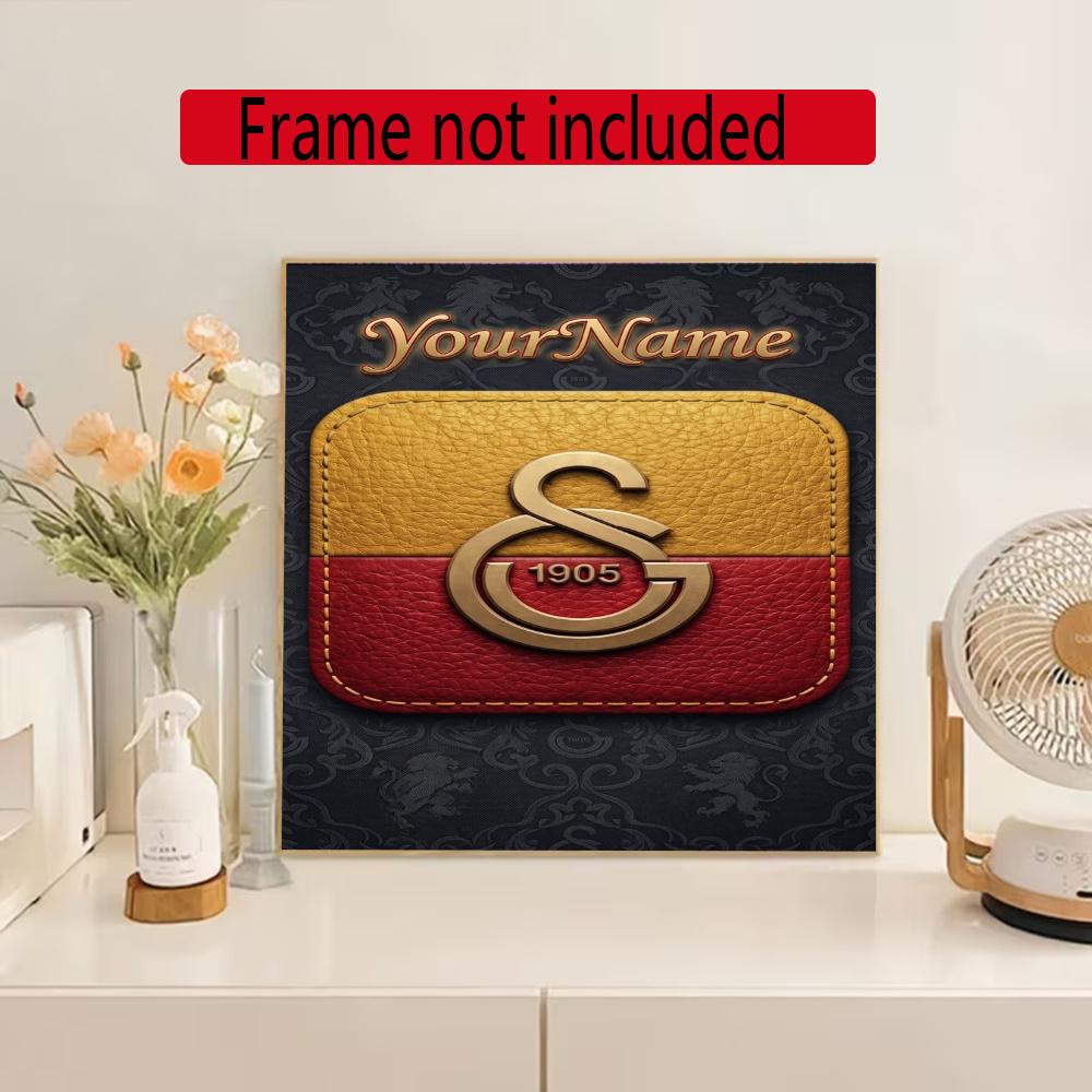 Galatasaray Personalized Name Diamond Paintings Mosaic Wall Round Diamond Art Painting Kits Embroidery Crystal Accessories Frameless