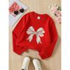 European Sizes Kids' Crewneck Sweatshirt - Floral Pattern with Pastel Colors , Sportswear And Casual Wear, Soft And Comfortable, Children's Clothing