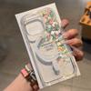 For Magsafe Colorful Flower Phone Case For Iphone 17 Air 16 15 13 12 11 Pro Max 16E Mini 14 Plus Magnetic Wireless Charge Cover