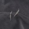 Stud Ins Men'S Personality Trend Leaf U-Shaped Earrings Fall And Winter Fashion To Do Old Vintage Featheearrings