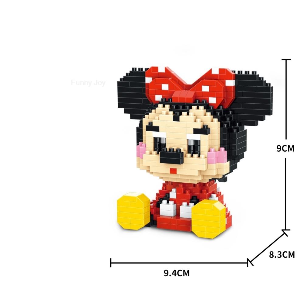 Cartoon Anime  Blocks Kuromi My Melody Cinnamoroll Mouse Building Blocks Doll Toy Kids Birthday Gift