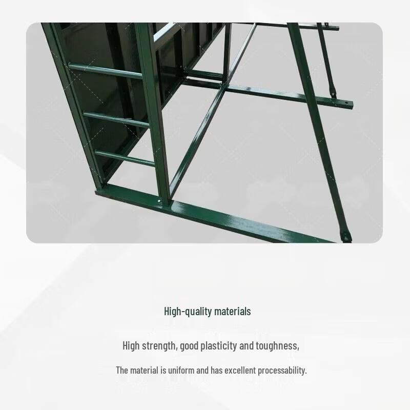 Outdoor Iron Climbing Wall with Guardrail