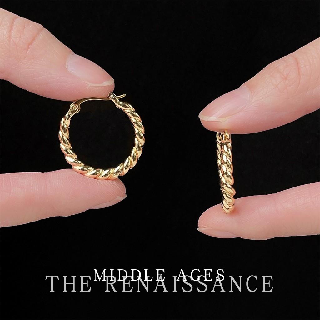 Металлические серьги-спирали в средневековом стиле, серьги в стиле легкой роскоши в европейском и американском стиле, минималистичные серьги для работы, женские