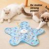Cat Hunting Cage Cat Toy Automatic Rotating Disc Cat Teaser Pet Game Cover for Cats Interactive Toy