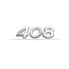 Car Sticker Metal Emblem Badge Logo Rear Trunk Decoration Stickers For P/eugeot 408 508 2008 3008 4008 5008 HDI THP GT Accessorie