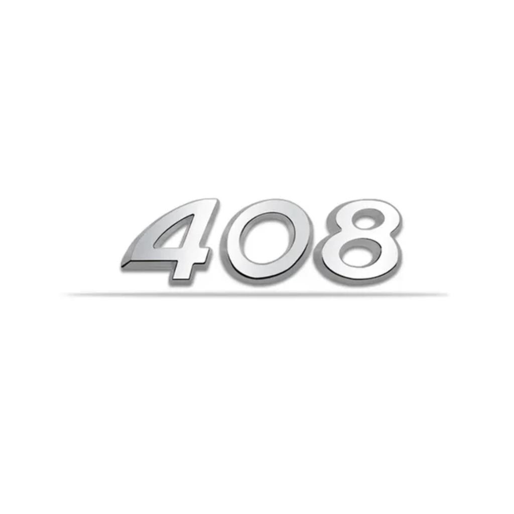 Car Sticker Metal Emblem Badge Logo Rear Trunk Decoration Stickers For P/eugeot 408 508 2008 3008 4008 5008 HDI THP GT Accessorie