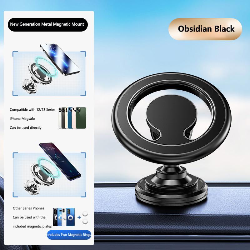 Lenovo Magnetic Car Phone Holder Stand Support in Car for iPhone 13 14 15 Pro Max Mini Magnet Car Air Vent Clip Cellphone Mount Dashboard Black