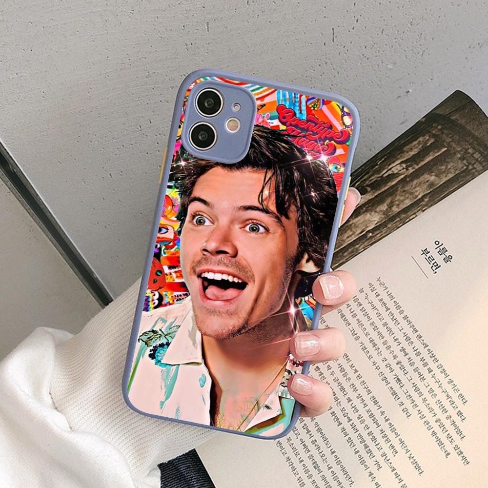 Singer H-HaRRy Fashion S-styles Handyhülle für iPhone 14 11 12 13 Mini Pro Max 8 7 Plus X XR XS MAX Durchsichtige Mattierte Hülle
