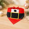 Holiday Pet Neckwear, Soft Christmas Neckerchief Cartoon Printed Dog Scarf Collar for Picture Days, Party Wear and Seasonal Style