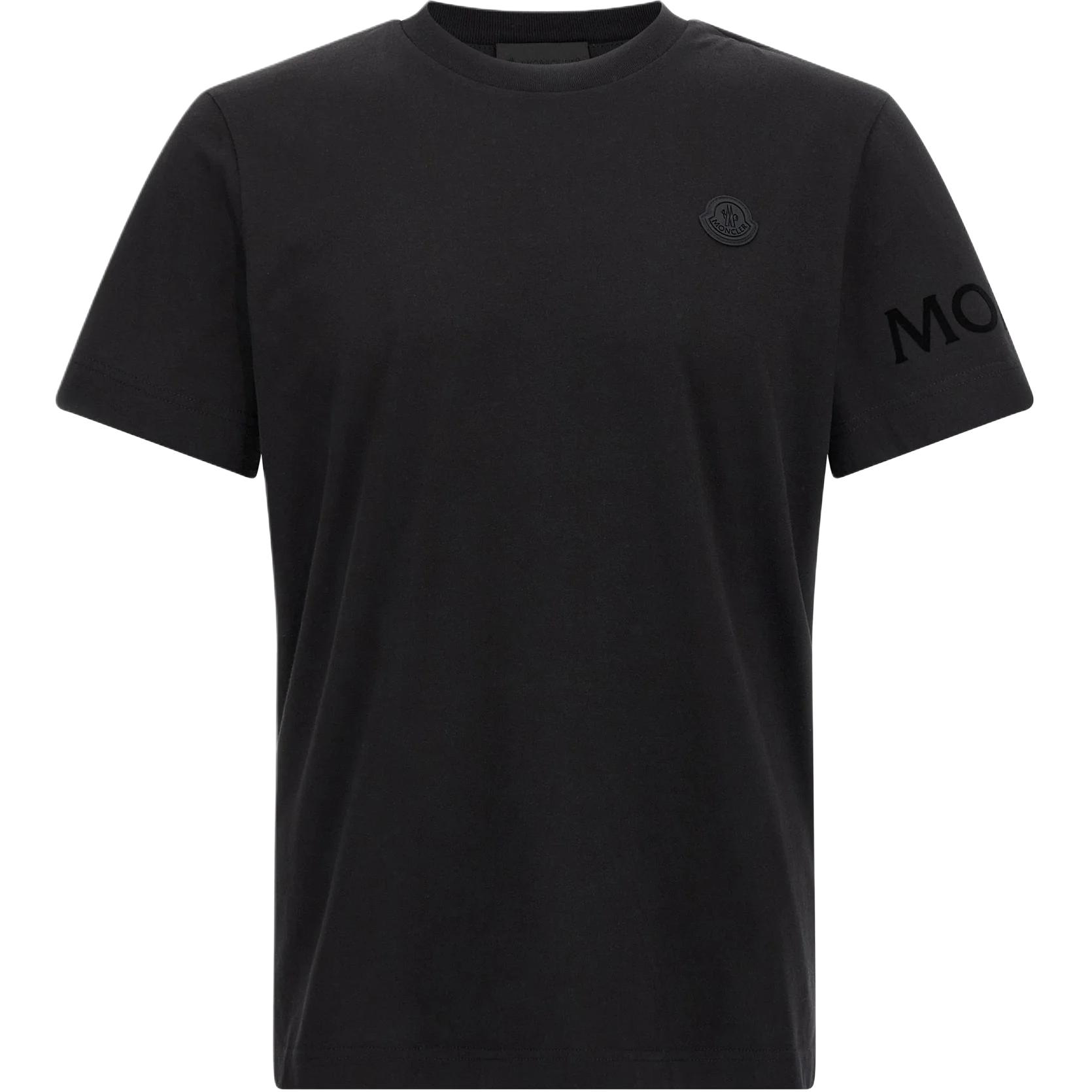 Moncler Logo Patch Crew Neck Short
