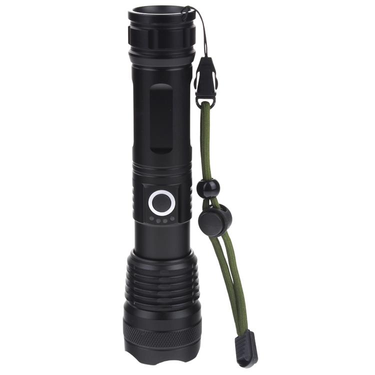Tactical Flashlight Led Rechargeable Zoom Usb C Survival Gift 1000Lm