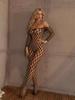 Women Sexy Erotic Fishnet Bodysuits Catsuit Transparent Open Crotch Clothes See Through Body Stockings Mesh Body Suits Lingerie