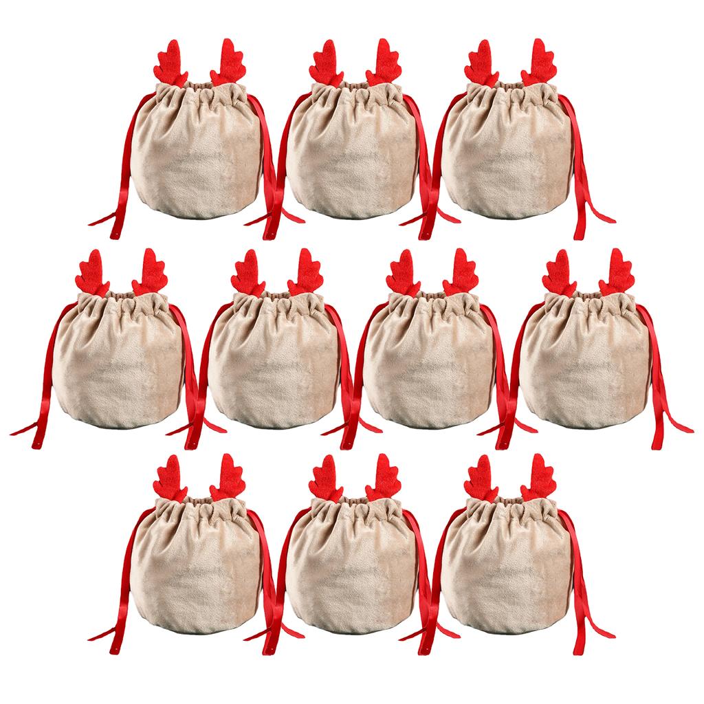 10 Pcs Pumpkin Gift Bags Little Hallowee Gift Bags With Drawstring Thanksgiving Pumpkin Candy Bags For Gift Goodies Candy Snacks