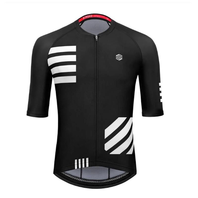 SIROKO Radsportbekleidung Oberteil Herren Mountainbike Kurzarm Wettkampf Atmungsaktiv Fahrradausrüstung
