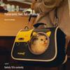 Portable Pet Carrier: Breathable Space Capsule Crossbody Backpack for Cats and Dogs