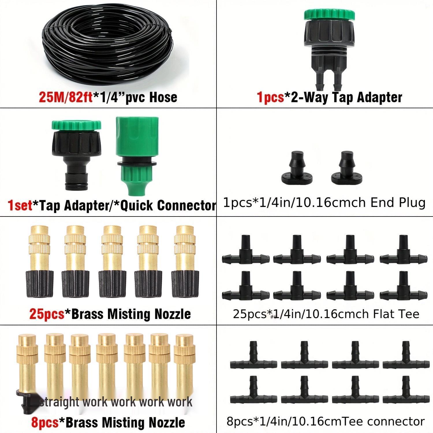 

Регульований мідний розпилювальний набір насадок для охолодження саду та видалення пилу - Система автоматичного поливу та крапельного зрошення