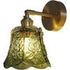 Green Glass Nordic Wall Lamp Wrought Iron Bedside Wall Lamp LED Wall Light  Dressing Table