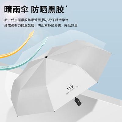 Uv Automatic Manual Vinyl Sunscreen Umbrella Gift Advertising Umbrella