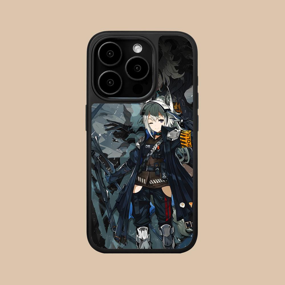 Arknights Grani Matte Surface Mobile Phone Case for iPhone 17 16 15 14 13 12 11 Air Pro Max Plus Colorful Cover