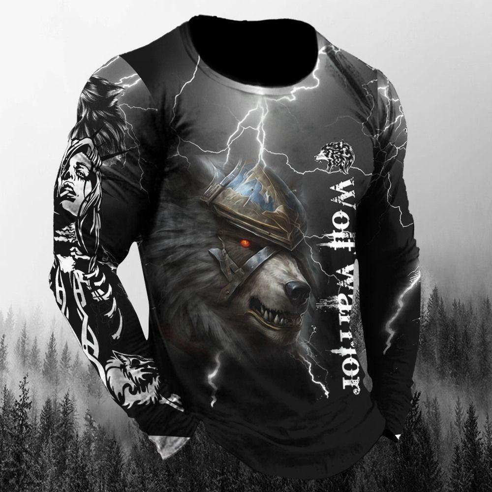 Animal T-Shirts For Mens 3D Wolf Printing Short Sleeve Tops Fashion Personality T Shirt Loose Oversized Tees Shirt Men Clothing