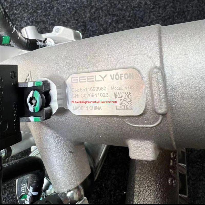 Kompatibilní s originálním turbodmychadlem Geely 1.8T: Emgrand GS, GL, Vision, Boyue, Borui, Binyue a Binrui.