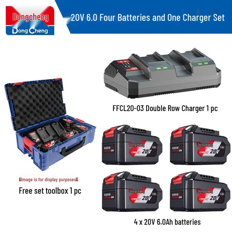 Dongcheng Original Lithium-ion Batteries & Chargers CN plug (adapter included)