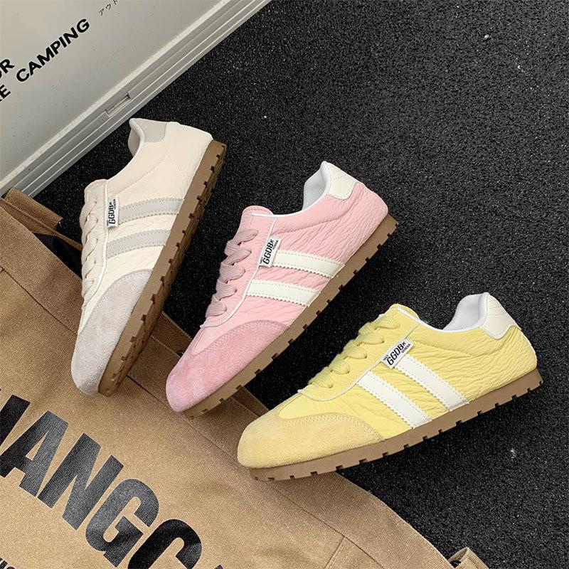 Yellow Forrest Gump Training Shoes  Shoes New Spring and Summer Flat-bottomed Versatile Little White Sports and Leisure Board Shoes