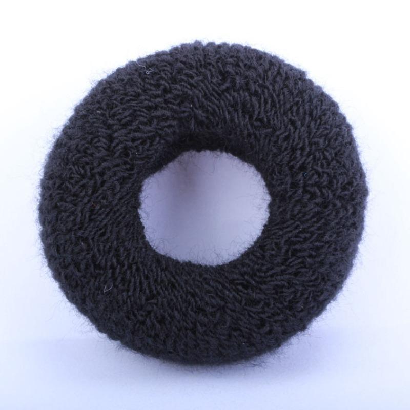 

Конфетно-цветная Толстая Полоска для Волос Бесшовная Гулька Широкий Край Без Повреждений Резинка для Волос 1pc чёрный