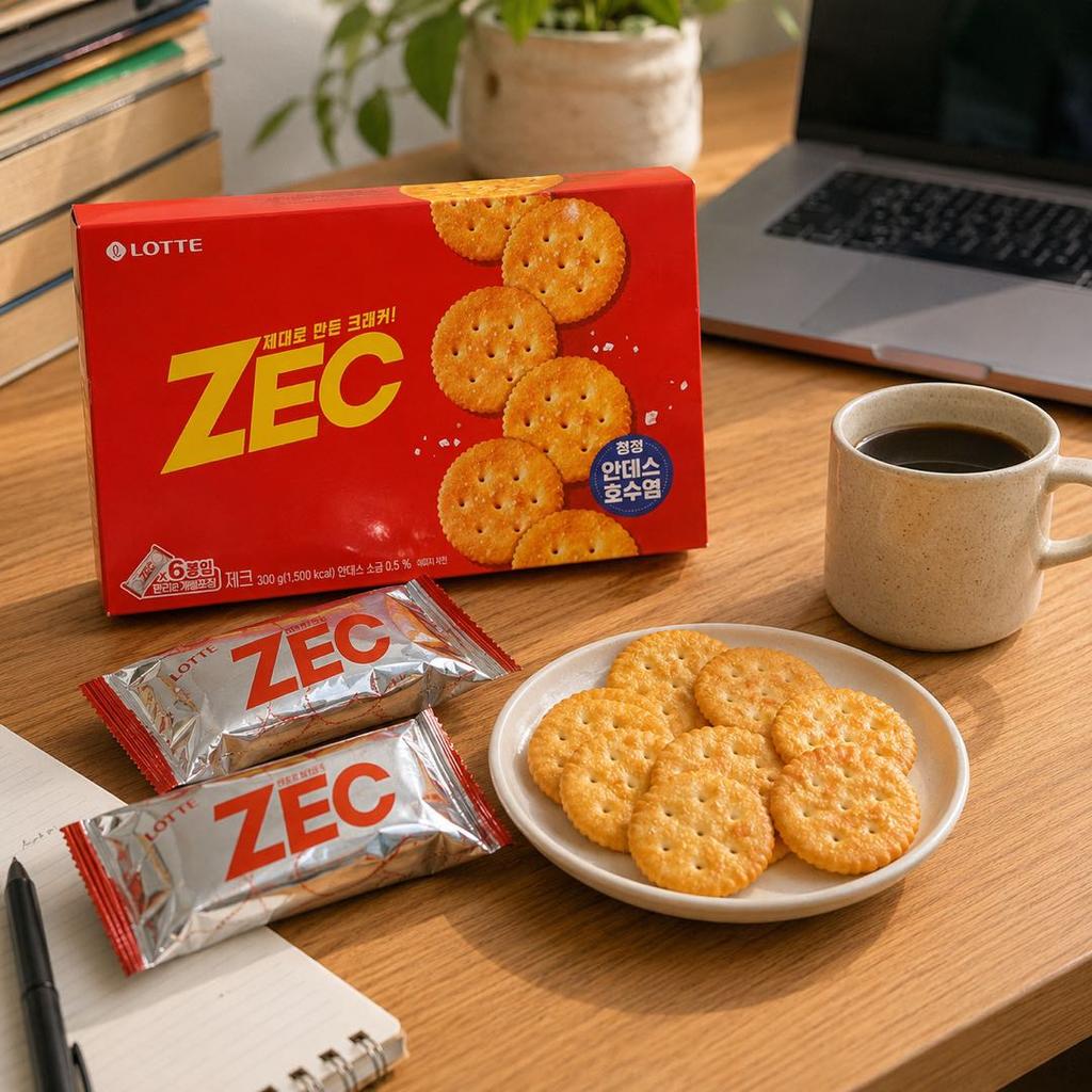 Lotte ZEC Saltede Soda Kjeks 300g