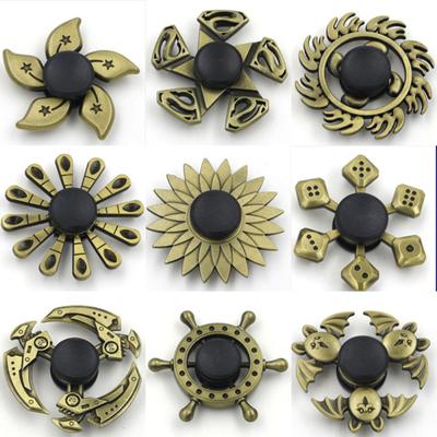 Alloy  Fingertip  Spinner  Toy Creative Anti Anxiety Gift Fingertip Rotating Decompression Toy
