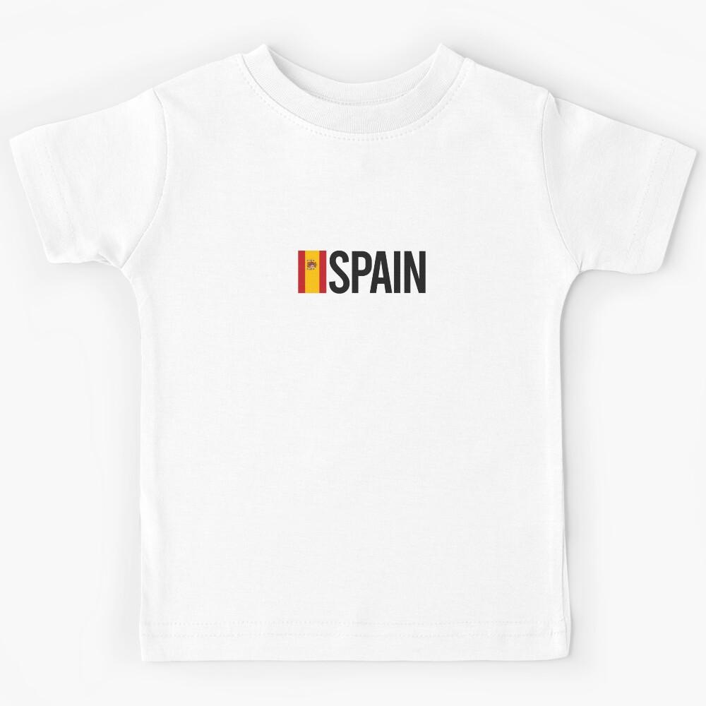 Spain Country Flag Kids T-Shirt 130