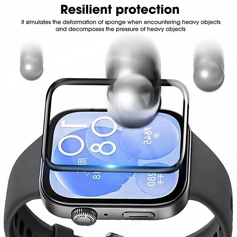 1/2 PCS Screen Protector for Huawei Watch Fit 4 film Anti-Scratch Tempered glass Protective TPU Soft for Huawei Watch Fit 4 pro