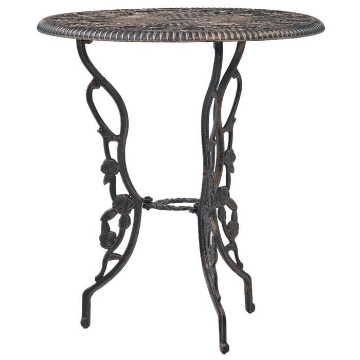 Ensemble de bistro - vidaXL - 47858 - Aluminium coulé - 1 table et 2 chaises - Design élégant