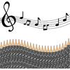 Chinco 24 Pieces Music Note Pencil Music Pencils Round Fun Pencils Woodcase with Eraser for Students Kids Party Favors Classroom Supplies