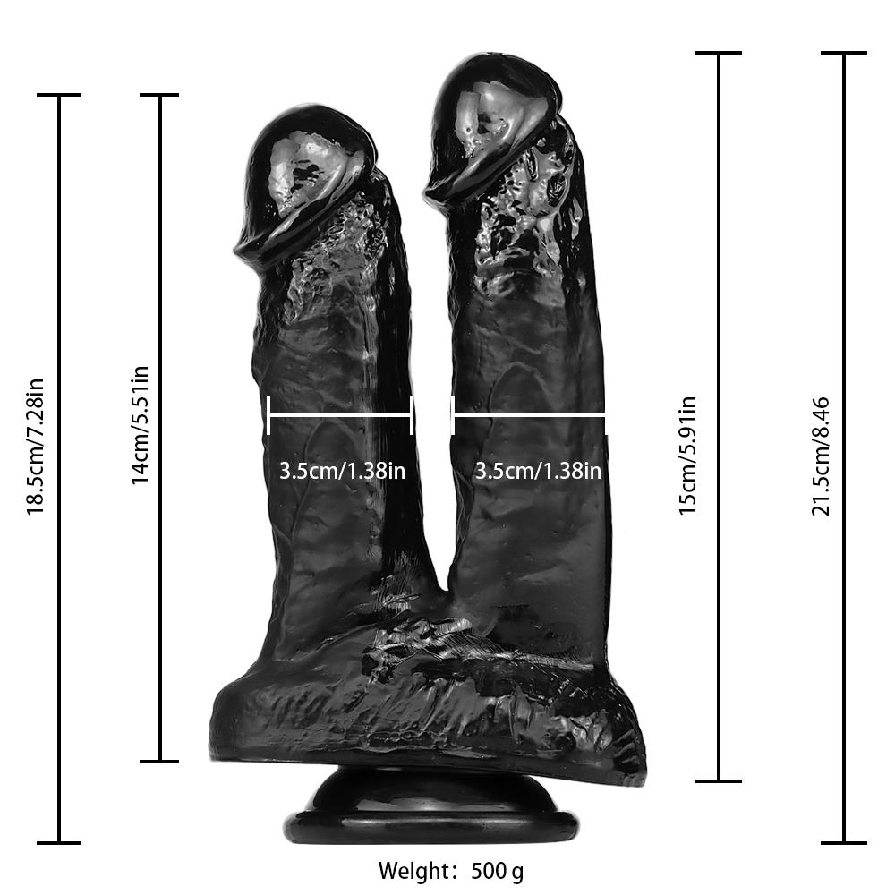 Female Masturbation Simulation Penis Double-headed Large Dildo Adult Sex Toys Lara