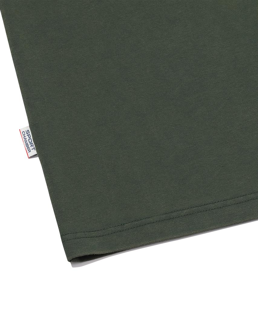 SPORT CHAMBER Sc Washed Flash T-Shirt (Deep Green)