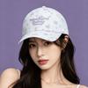 Outdoor Sunshade Women Baseball Cap Letter Embroidery Sun Hat Korean Peaked Caps  Women
