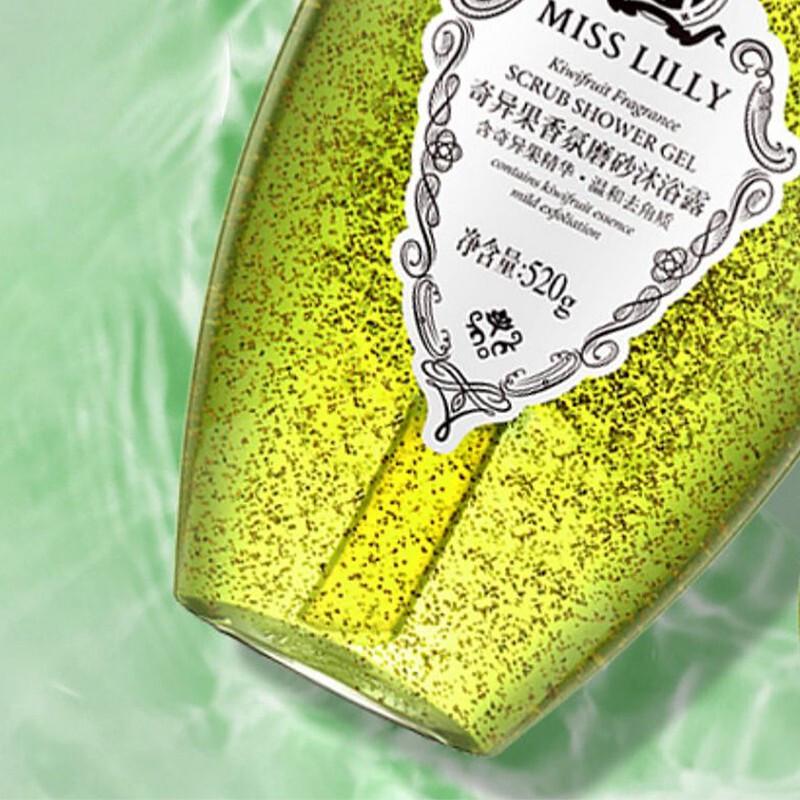 MISS LILLY Kiwi Duft Peeling Duschgel mit Aminosäuren