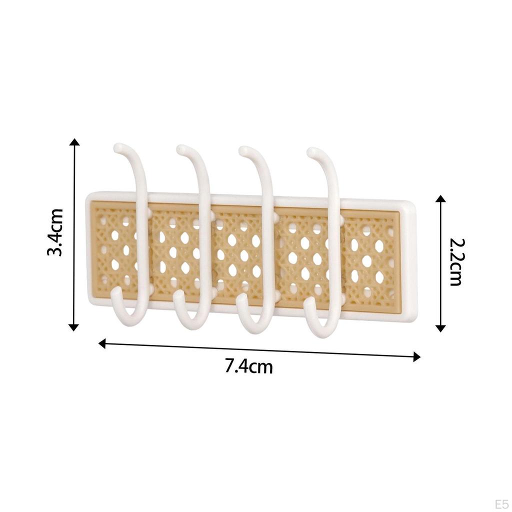1/6 Dollhouse Coat Hooks Photo Props Key Hook Simulation Furniture Model for Decoration