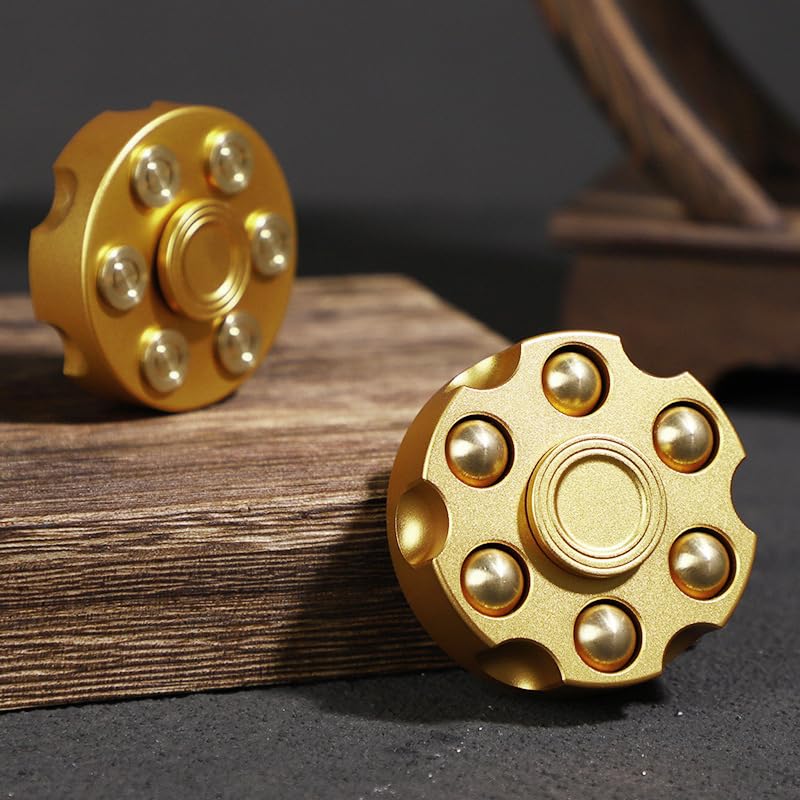 VOFOLEN Hand Spinner Stress Relief Premium Hand Spins Fast for Fidget Stainless Steel Finger Time Suitable for Children and Suitable for ADHD and