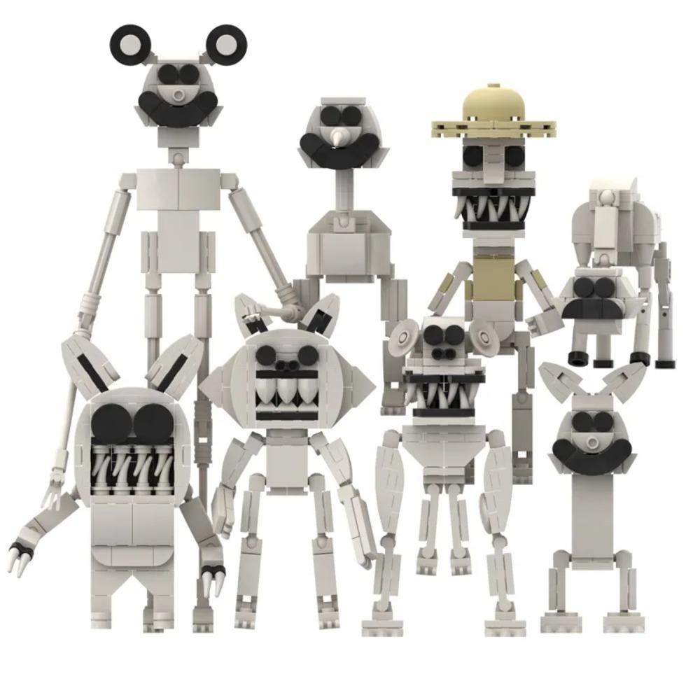 Zoonomaly Zoo Blocks Figure Toy Zoonomaly Block Set Horror Game Figure Zoonomaly Brick Guard Cat Koala Monster Animals Building