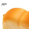 Milky Smell Toy Slow-Rising Bread Squeeze with Soft PU Fidget Elastic Foam Keychain Realistic Texture Stress Relief Decompression Gadget for